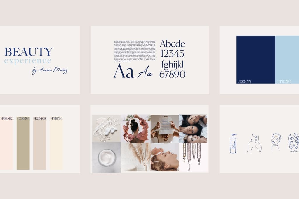 Branding guidelines Beauty Experience by Auro